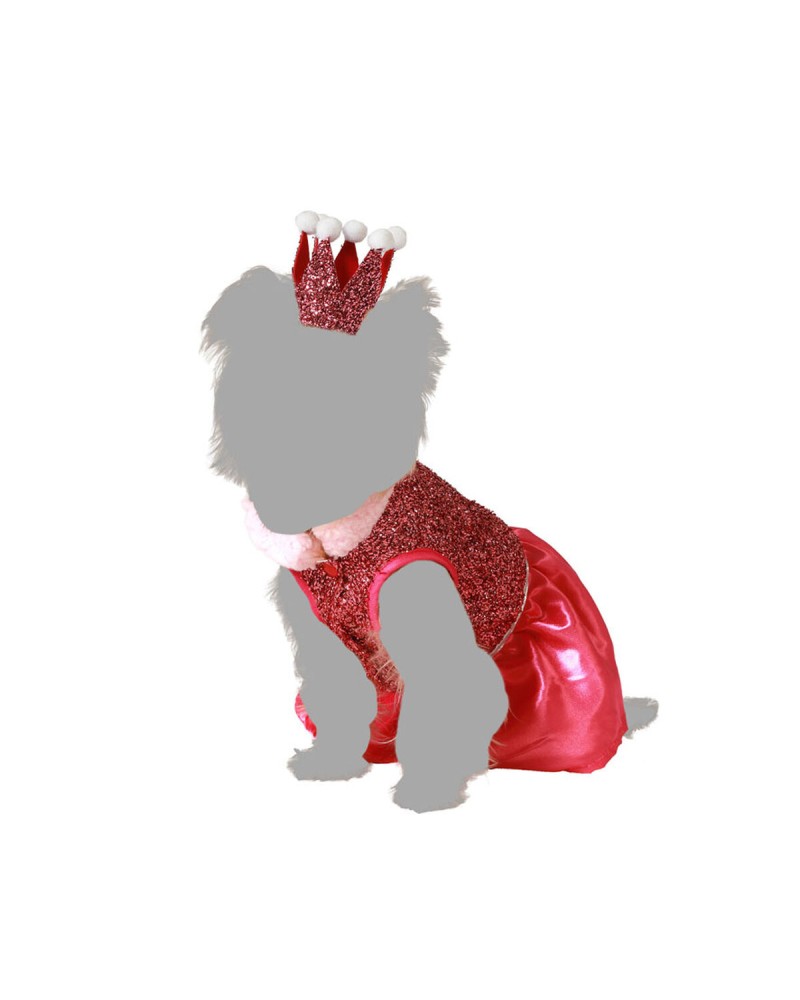 Dog Princess Costume Size L | Elegant Dress for Parties and Celebrations

